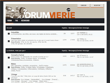 Tablet Screenshot of ladrummerie.com